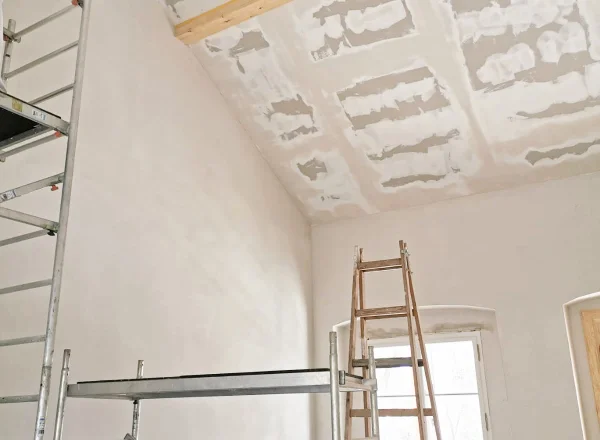 Referenz: Spachtelarbeiten an Decke und Wänden